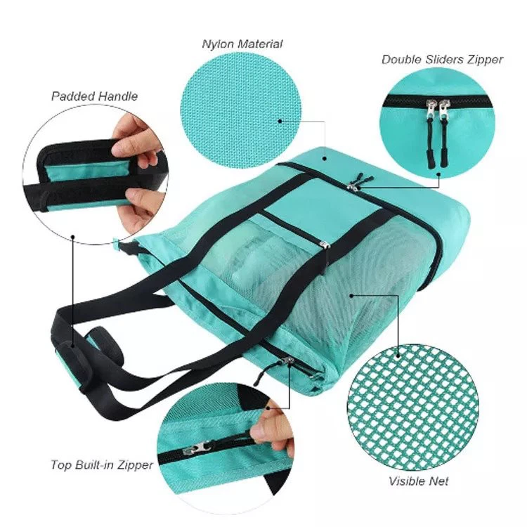 mesh beach bag